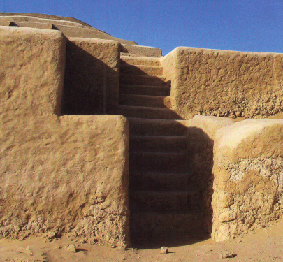 Gran
                  Pir�mide, escalera