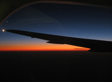 Himmel vor Sonnenaufgang �ber England
                            02