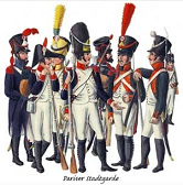Napoleonische
                                          Gardesoldaten [52] in den
                                          franz�sischen Nationalfarben
                                          blau-weiss-rot