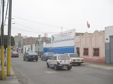 Terminal der Busfirma Caracol an der
                        Avenida Chavez 1644 im Distrikt Bre�a, Lima
