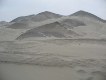Panamericana in Ancash zwischen
                                    Paramonga und Chimbote, W�stenberge