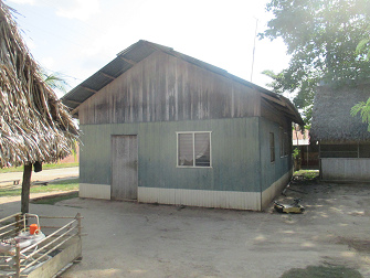 Kleines Holzhaus mit Wellblechdach, San Francisco